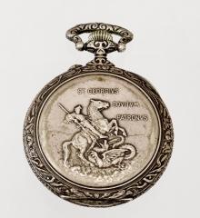 Часы карманные с изображением Святого Георгия