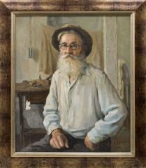 Портрет мужчины в мастерской