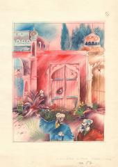 Иллюстрация к книге "Али-Баба и сорок разбойников", входящей в канон "Тысячи и одной ночи"