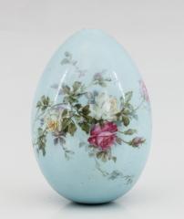 Яйцо пасхальное, с цветочным декором