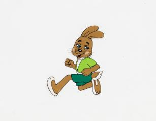 Убегающий заяц (2). Фаза движения из мультфильма "Ну, погоди!"