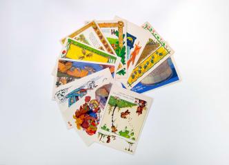 Сет из 20 открыток на тему "Сказки и загадки"