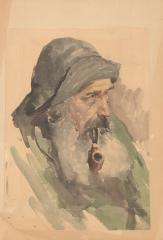 Портрет мужчины с трубкой
