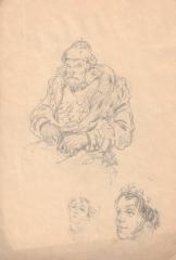 Эскиз иллюстрации к трагедии А. Толстого "Смерть Иоанна Грозного"