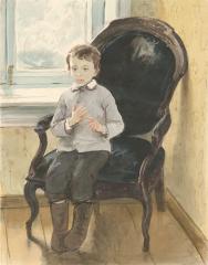 Иллюстрация "Мальчик в валенках"