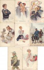 Соломко С.С. 10 художественных открыток на тему Первой Мировой войны