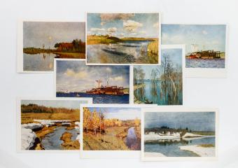 Сет из 35 открыток с репродукциями картин И.И. Левитана