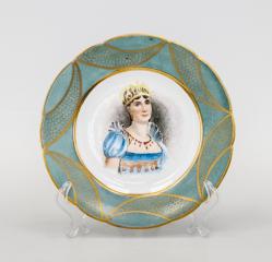 Тарелка сувенирная с портретом императрицы Жозефины