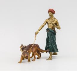 Скульптура "Араб с двумя львицами"