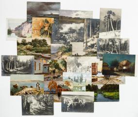 Сет из 26 открыток: картины русских художников.
