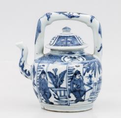 Чайник со сценами из классической китайской литературы, типа Краак, периода династии Мин