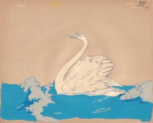 Царевна лебедь в море (2). Фаза из мультфильма "Сказка о царе Салтане"