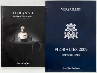 Два каталога аукционных торгов: Sotheby's - Tomasso, 04/2021; Versailles - Floralies, 05/2009