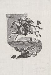 Две иллюстрации к книге Т.Смоллета "Приключение Перигрина Пикля"