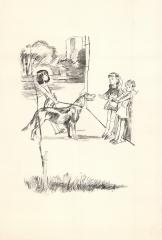 Иллюстрация "Девочка с собакой"