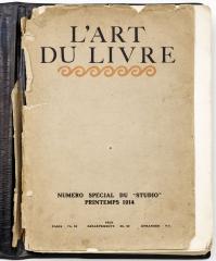 L’Art du Livre. Numéro spécial du "Studio" - Printemps 1914 [Искусство книгопечатания]. На франц. яз.