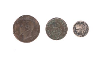 Подборка монет Западная Европа 3 шт.