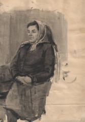 Портрет женщины в платке