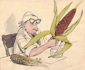 Карикатура "Кукуруза"