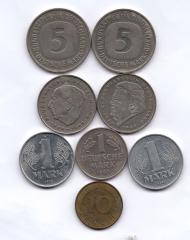 Набор монет Германия (ГДР, ФРГ)