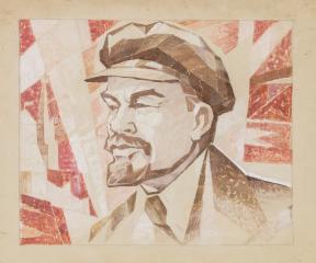 Эскиз мозаики (Ленин)