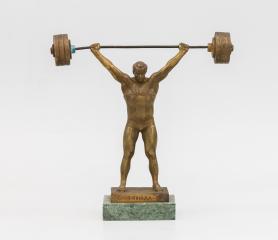 Скульптура "Штангист Олимпиада-80"