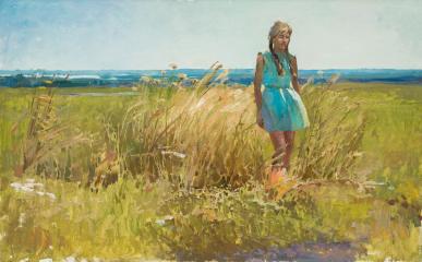 Девушка в поле