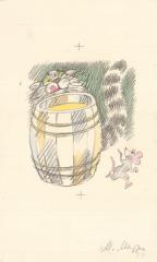 Хитрая мышка. Иллюстрация к книге С.Михалкова "Лиса, бобер и другие"