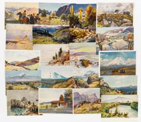 Сет из 31 открытки "Горные пейзажи"