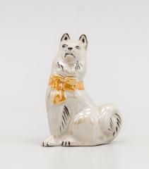 Скульптура "Собачка с бантиком"