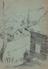Рисунок "Вид на улицу"