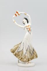 Статуэтка « Балерина Н. М. Стуколина, исполняющая испанский танец».