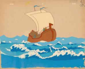Корабль. Фаза из мультфильма "Сказка о царе Салтане"