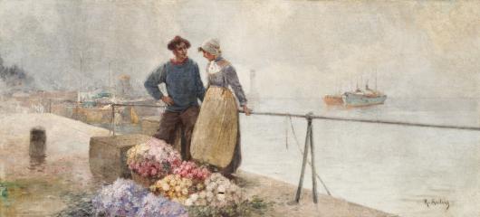 Цветочница и рыбак