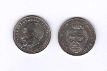 Подборка монет 2 марки. ФРГ