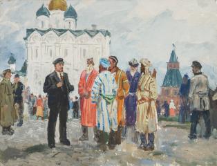 Встреча Ленина с делегатами