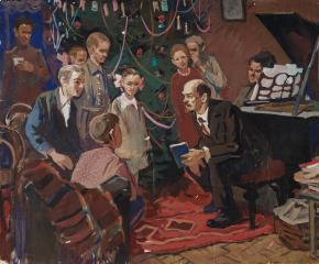 В.И. Ленин с детьми на елке