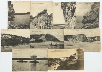 Сет из 9 фотографий с видами Волги.