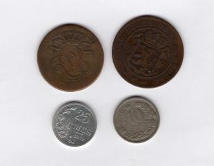 Подборка монет 4 шт.