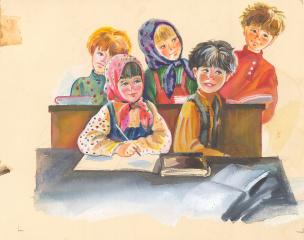 Иллюстрация к рассказу Л.Толстого "Филипок"