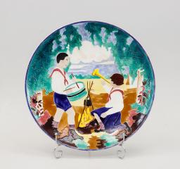 Декоративная тарелка «Пионеры»