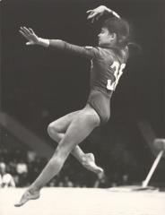 Гимнастка Наталья Шапошниковаю СССР, 1970-е гг.