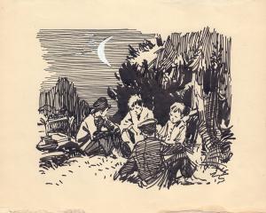 Иллюстрация к книге Симонова И.А. "Охотники за сказками" (2)