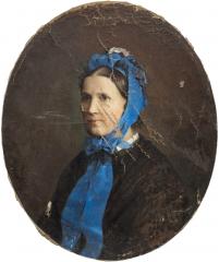Портрет женщины в голубом чепце