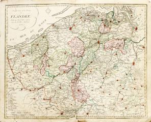 Карта «Новая карта Фландрии, опубликованная Jean Walch».
