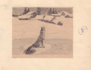 Иллюстрация к сказке про лису и волка (2)
