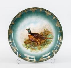 Блюдо с изображением фазана.