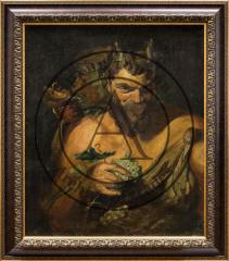Копия с картины П.П.Рубенса "Два сатира"