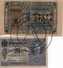 Подборка банкнот 2 шт. Германия