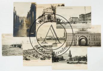 Сет из 8 дореволюционных открыток с видами Санкт-Петербурга